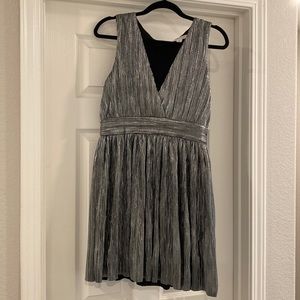 Silver Shiny Dress (Size Medium)